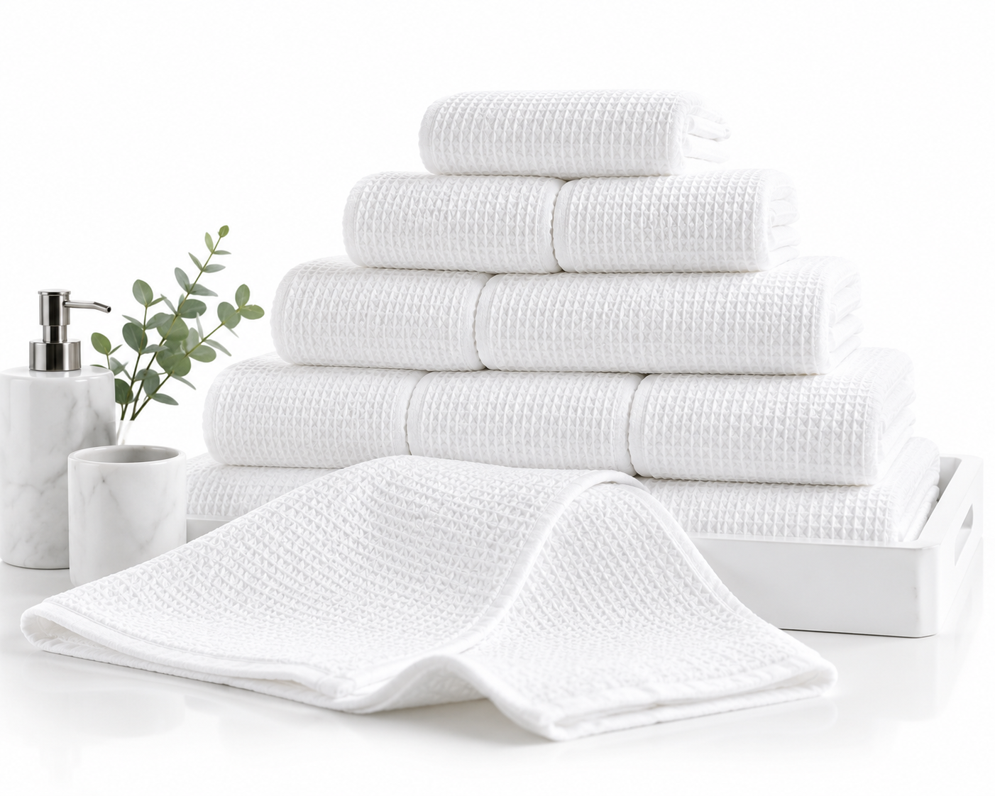 Premium Disposable Hair Towels (50x100 cm) - High Absorption | مناشف بريميوم للشعر للاستخدام مرة واحدة