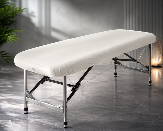 Premium Spa & Salon Fitted Bed Sheets – Non-Woven (100×210 cm)