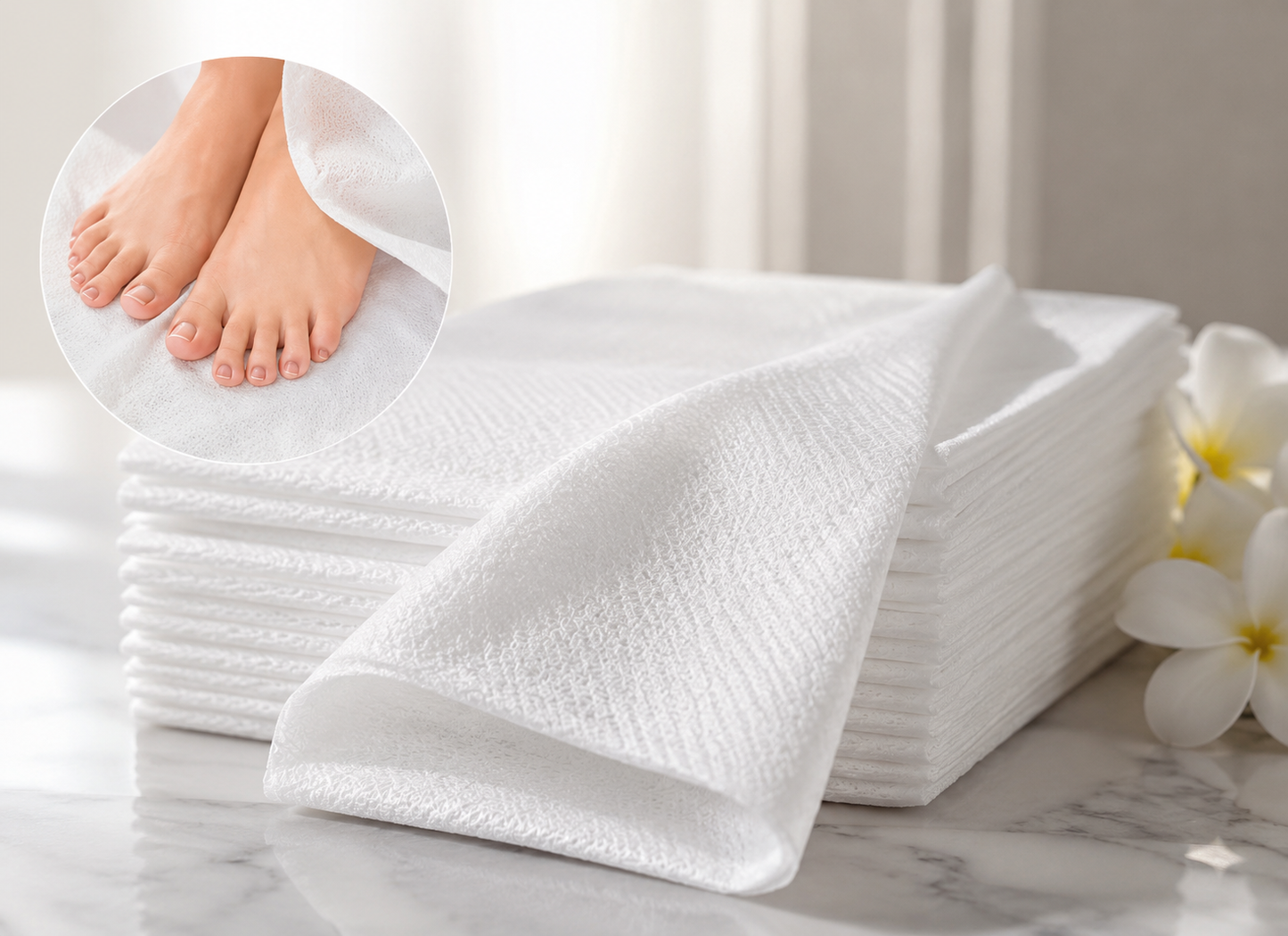Pedicure Towels
Disposable Spa & Salon Collection Size 28x58cm