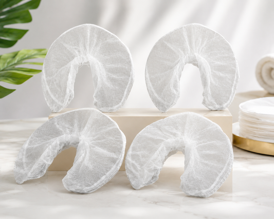 Premium Soft Disposable U-Shaped Pillow Covers – 50 Pieces per Pack